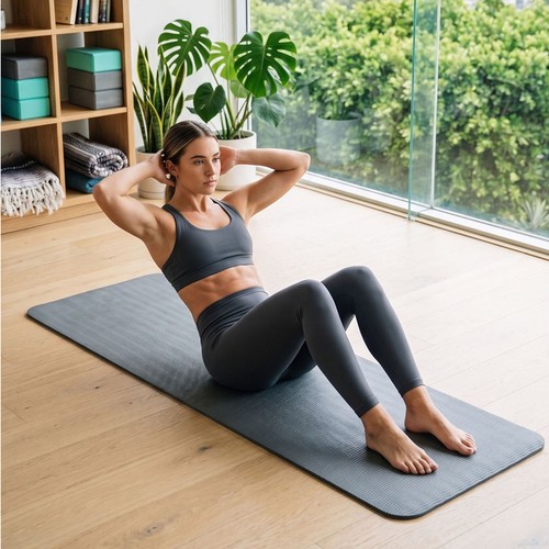 185x61cm yoga mat non slip - non,