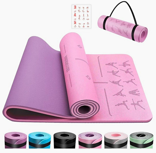 Non slip double sided yoga - non-slip, mat