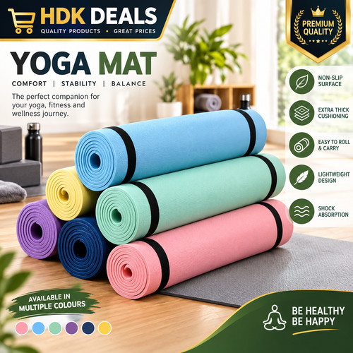 Eva yoga mat 6mm thick - thick, non