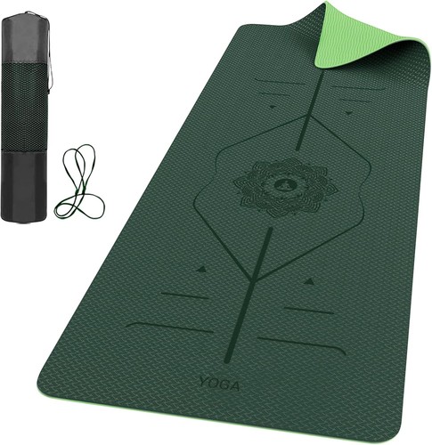 Yoga mat 6mm - non-slip,