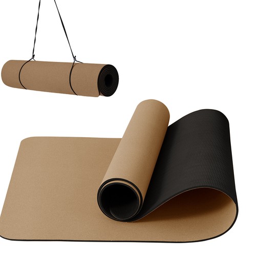 Yoga mat cork non slip - mat,,