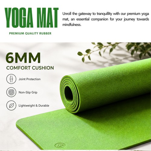 6mm yoga mat - 6mm,