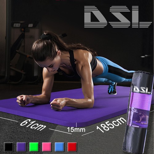 61x 185cm yoga mat - 185cm,
