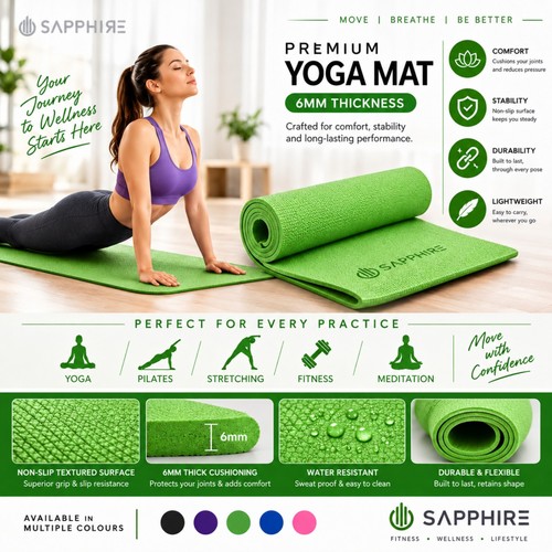 Yoga mat thick non - mat, slip