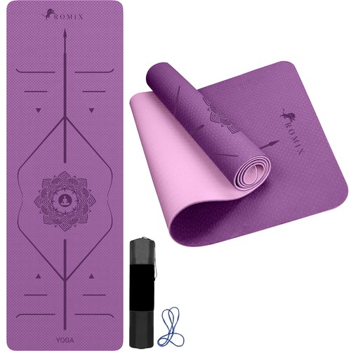 Yoga mat 6mm thick - 6mm, exercise