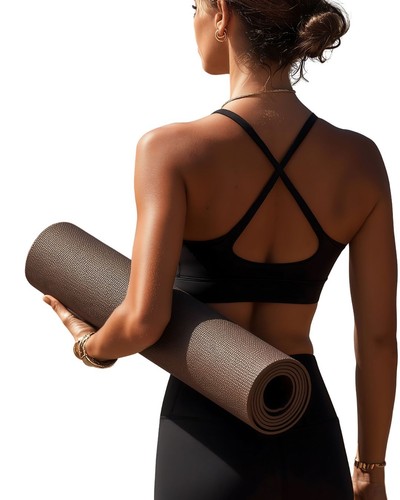 Brown non slip - brown, yoga