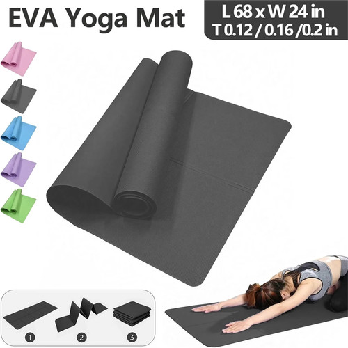 Foldable yoga mat eco friendly - yoga, eco-friendly