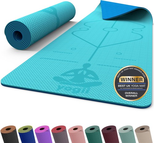 Non slip yoga mat 6mm - non-slip,