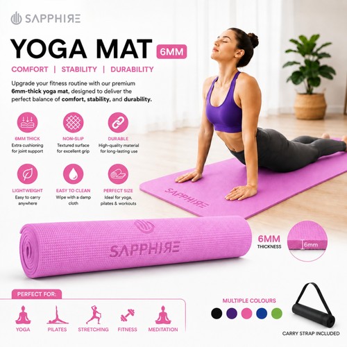 Yoga mat thick non - mat,