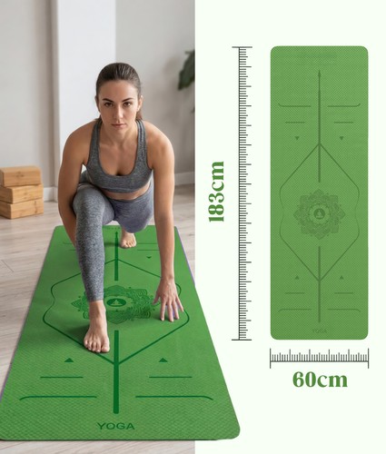 Yoga mat thick non slip - mat,