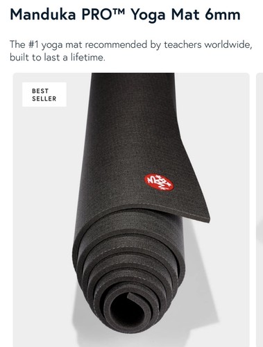 Manduka pro yoga - manduka, black
