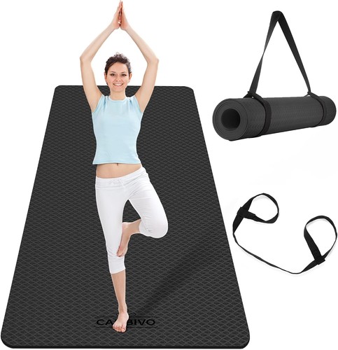Extra wide yoga mat - mat, 183x81cm