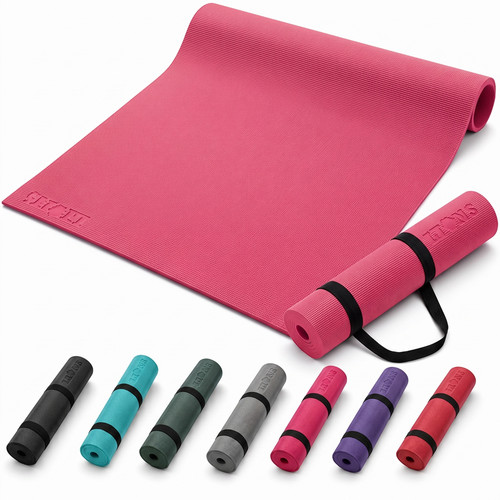 6mm yoga mat non slip - 6mm, exercise